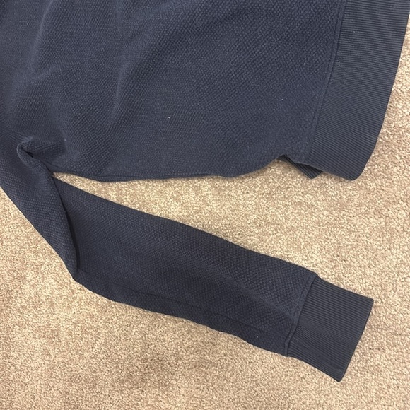 Fear of God Essentials blue ribbed Sweatshirt Sz Large - Picture 15 of 16